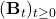 (\mathbf{B}_t)_{t \geq 0}