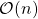 \mathcal{O}(n)