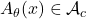 A_\theta(x) \in \mathcal{A}_c