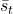 \bar{s}_t