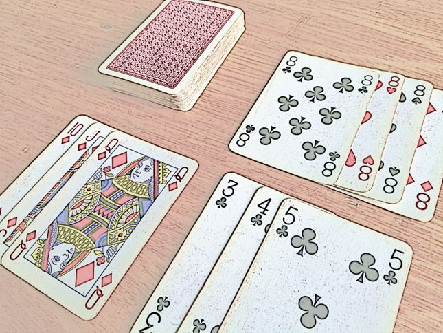 gin rummy hand