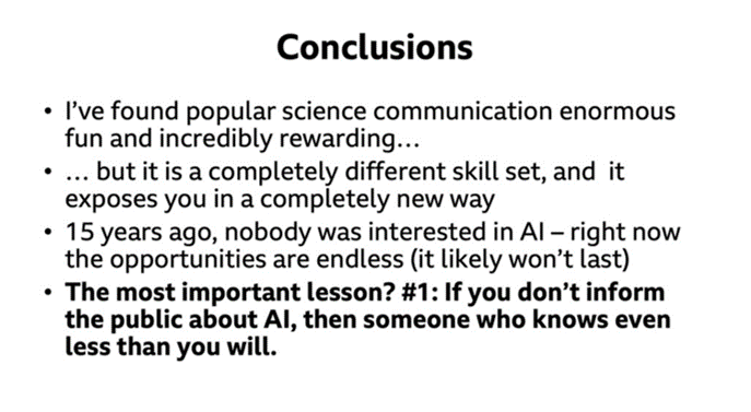 Wooldridge EAAI talk conclusions