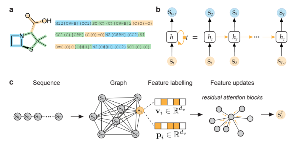 Chemical language modelling schematic