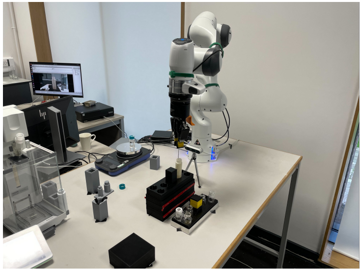 autonomous robotic scraping setup