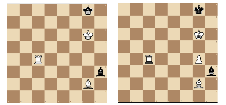 two chess boards