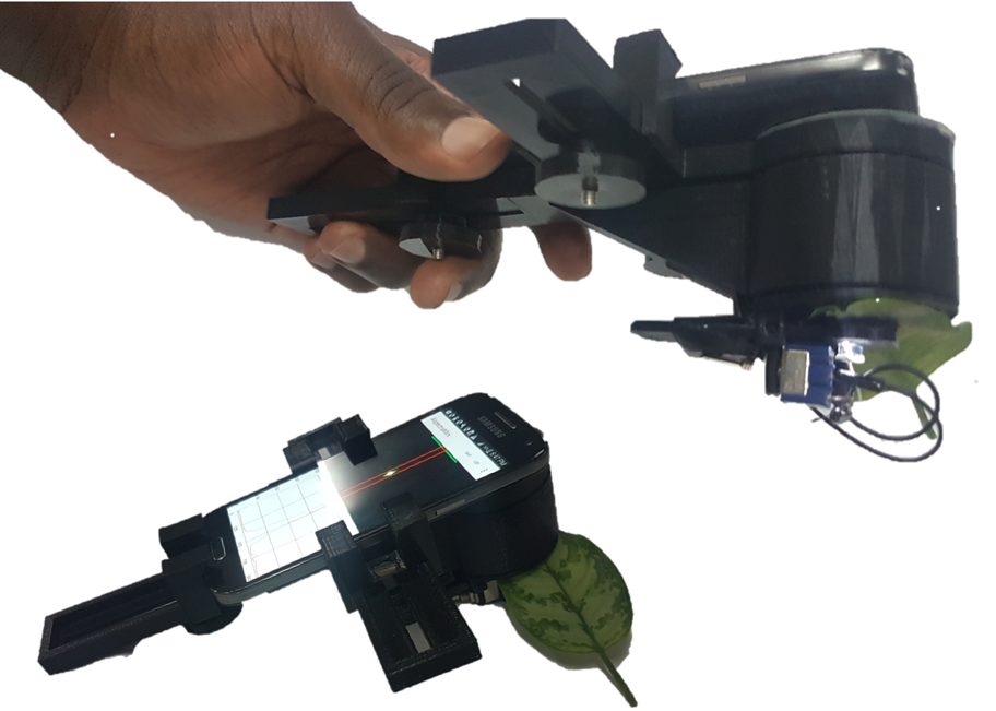 hand-held leaf spectrometer