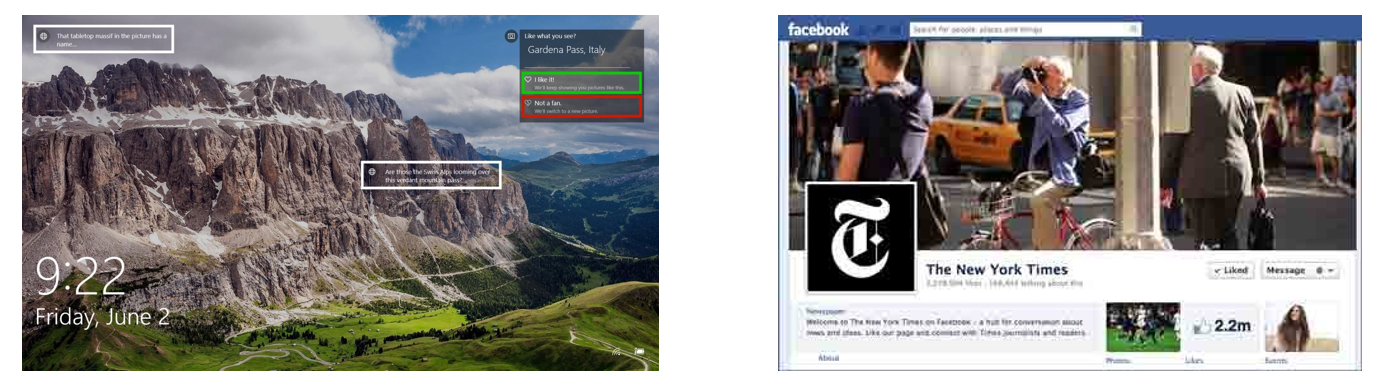 windows and facebook screenshots