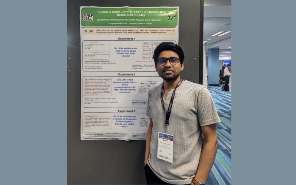 Interview with Mahammed Kamruzzaman: Understanding and mitigating biases in large language models